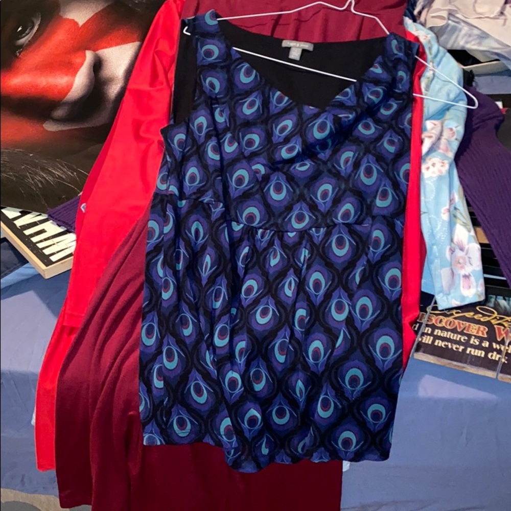 Peacock Pattern blouse